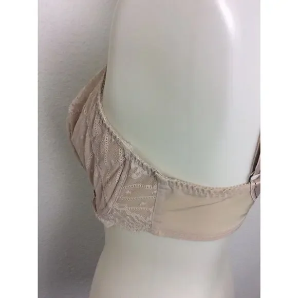 Chantelle Lingerie Bra Lace Stripe Underwire Mesh - Picture 6 of 9